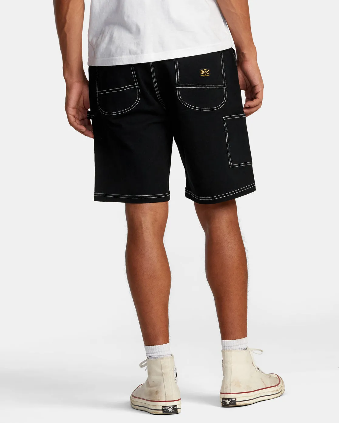 Americana 17" Carpenter Shorts - Black