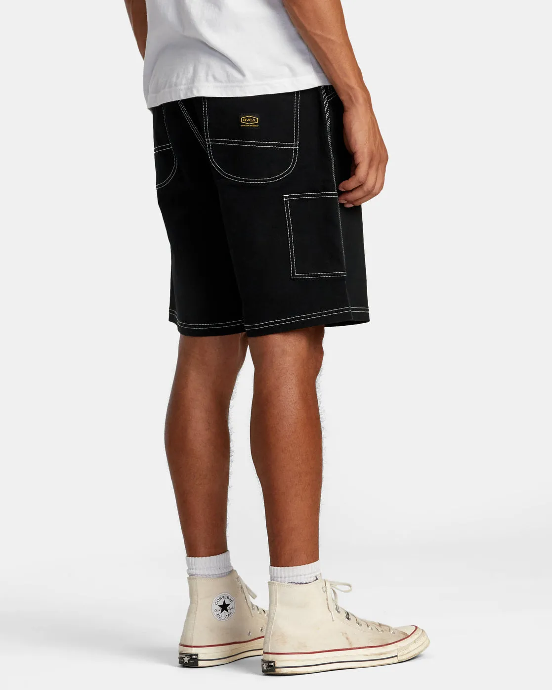 Americana 17" Carpenter Shorts - Black