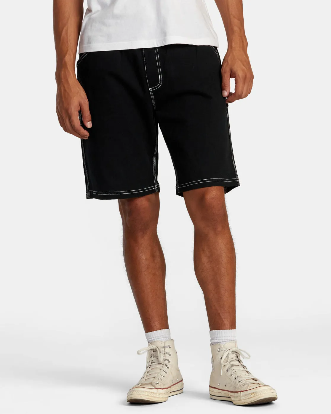 Americana 17" Carpenter Shorts - Black