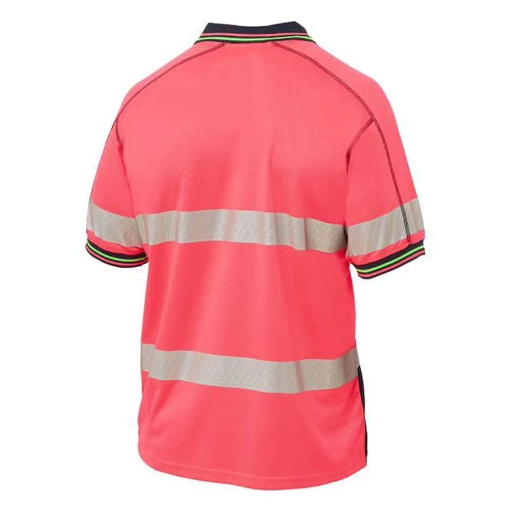 Bisley Taped Hi Vis Polyester Mesh Polo