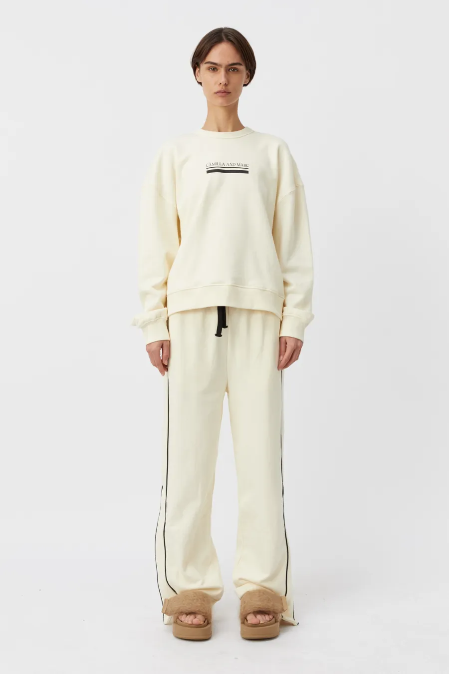 Canton Track Pant Ivory
