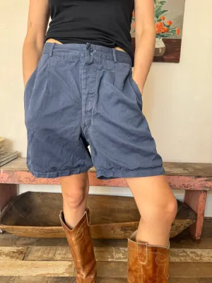 Faded French Workwear Shorts #6