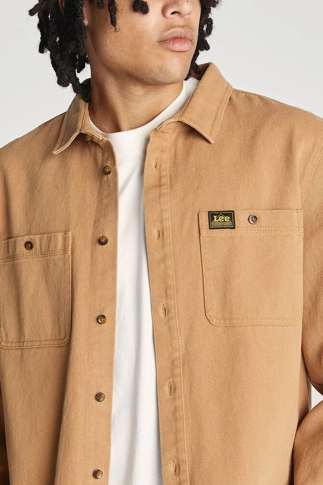 LEE WORKER SHIRT - BISCUIT
