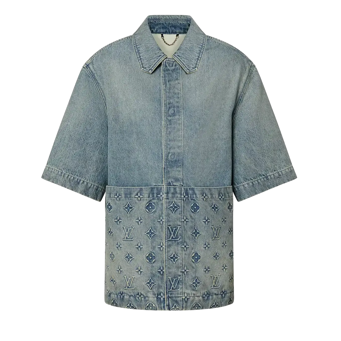 Louis Vuitton 'Monogram' Denim Workwear Shirt