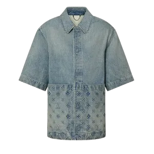 Louis Vuitton 'Monogram' Denim Workwear Shirt