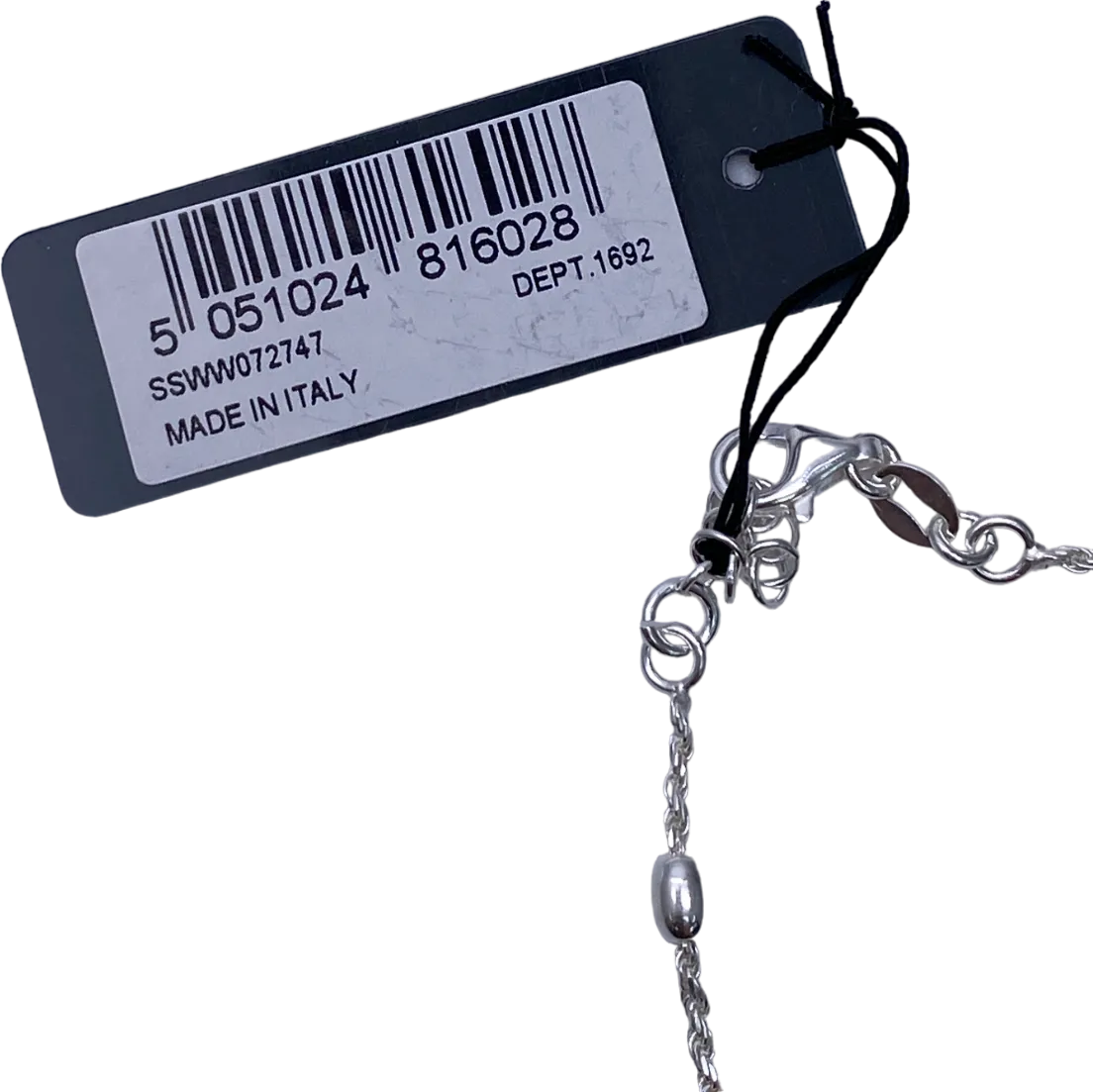 SIMPLY SILVER 925 Sterling Silver Polished Bean Bracelet One Size