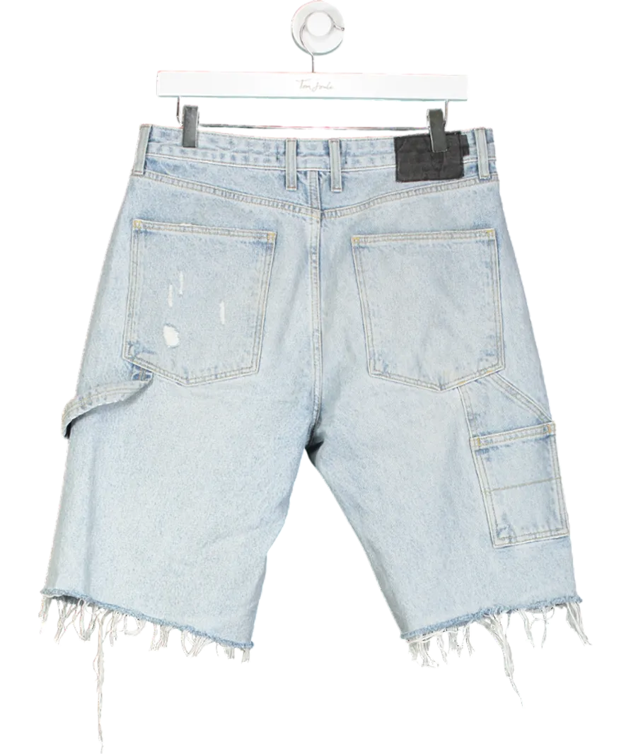 Superdry Blue Vintage Straight Shorts W32