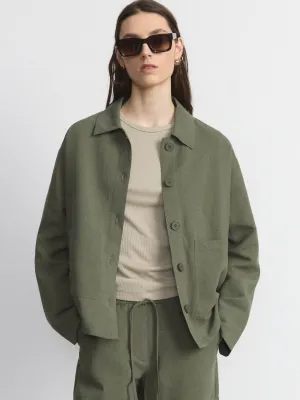 The Workwear Jacket in Olive Green