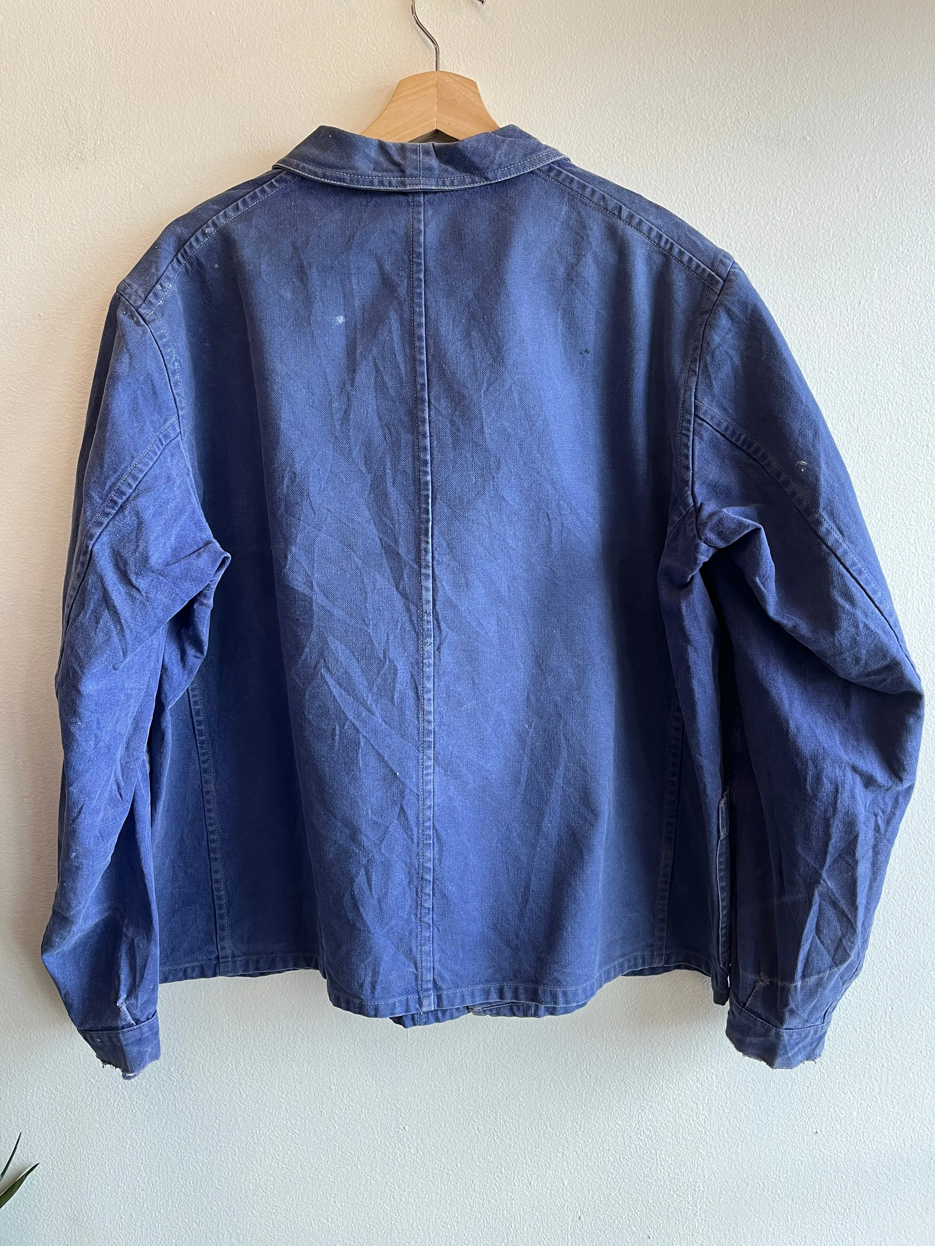 Vintage 1950/60s Le Tigre French Indigo Chore Coat
