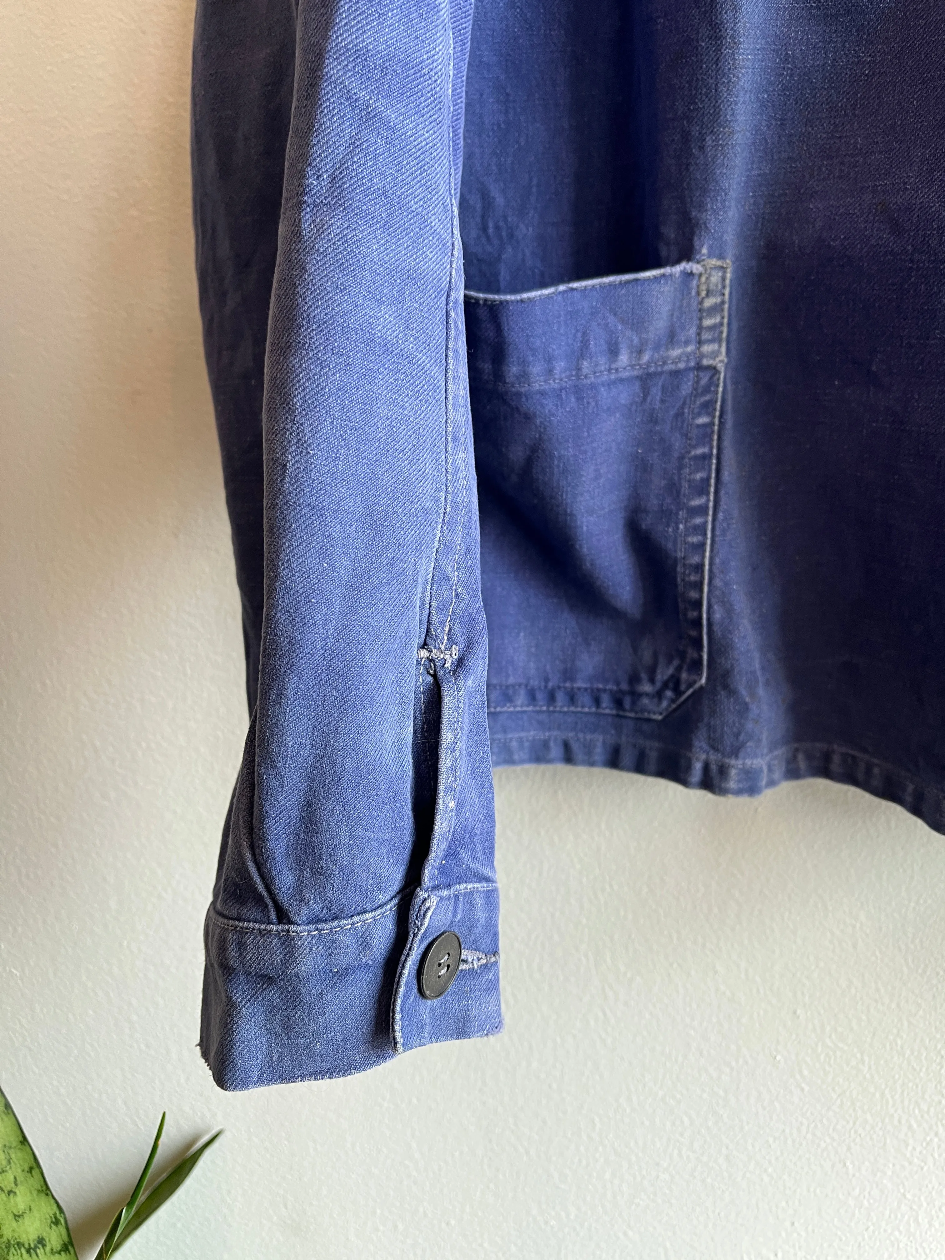 Vintage 1950/60s Le Tigre French Indigo Chore Coat