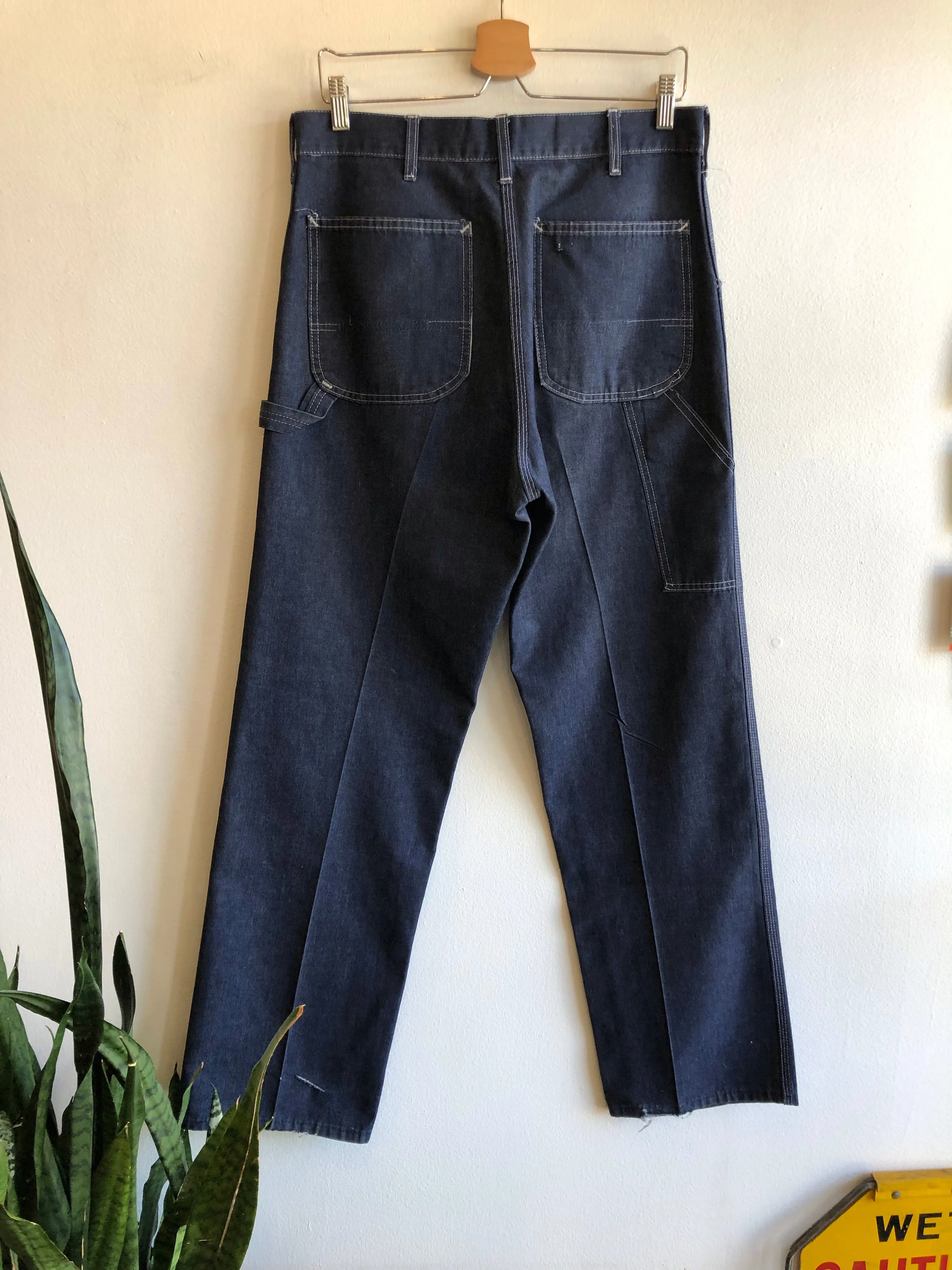 Vintage 1970s Sears Denim Carpenter Jeans