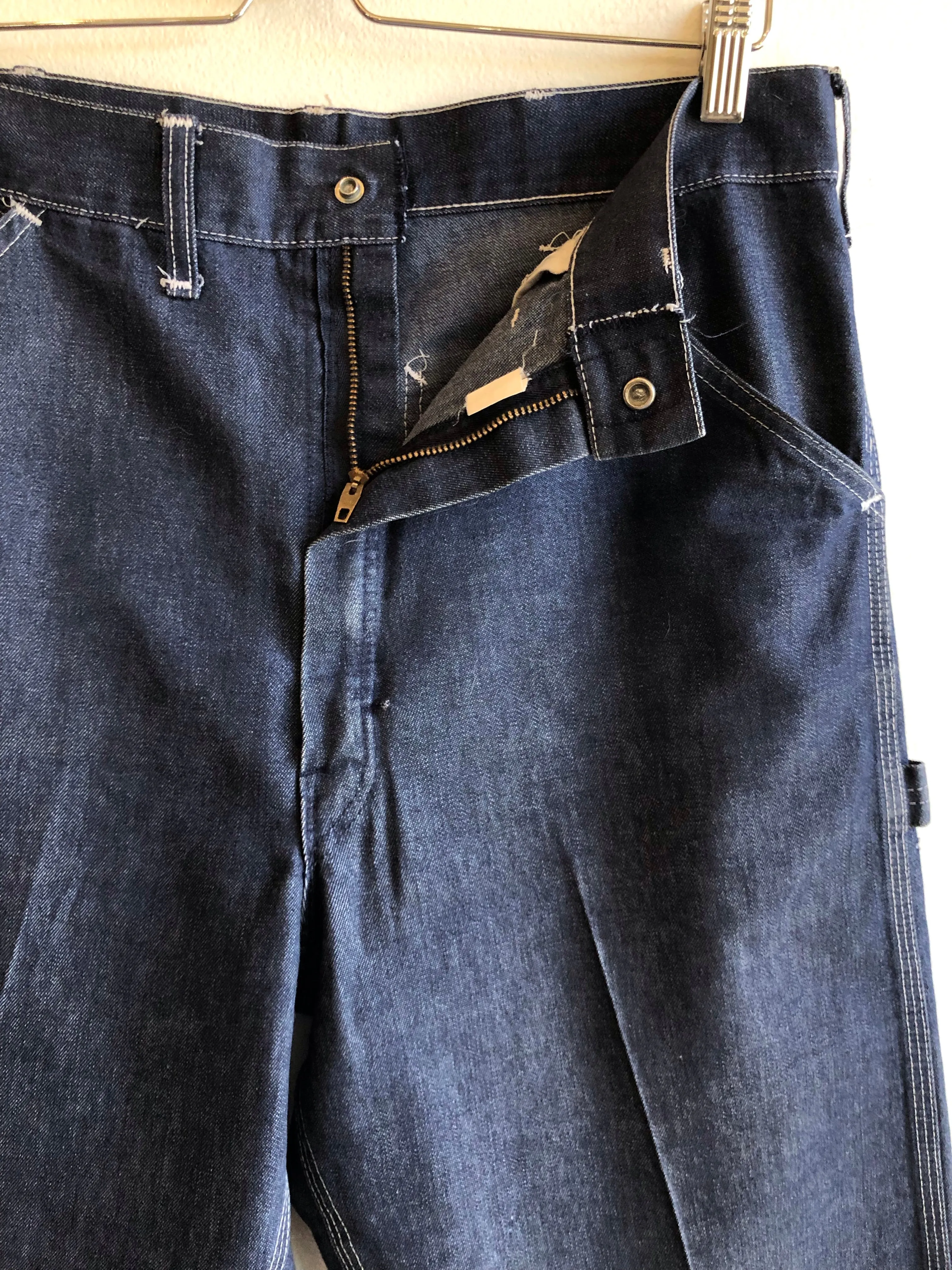 Vintage 1970s Sears Denim Carpenter Jeans