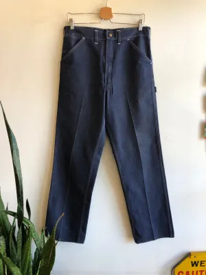 Vintage 1970s Sears Denim Carpenter Jeans