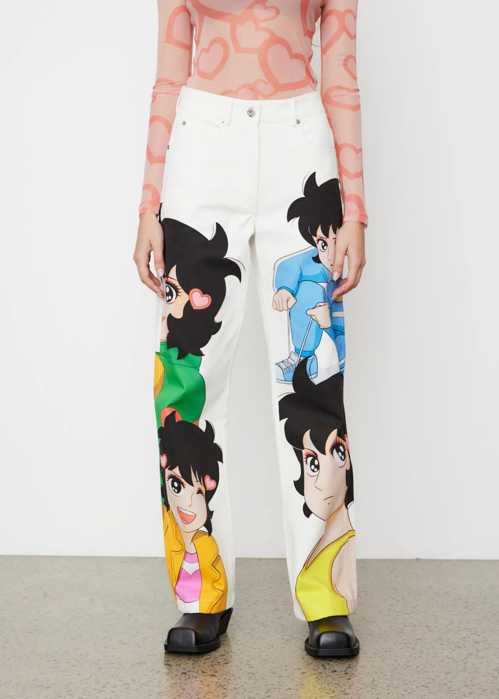 x Run Hany Print Workwear Trousers
