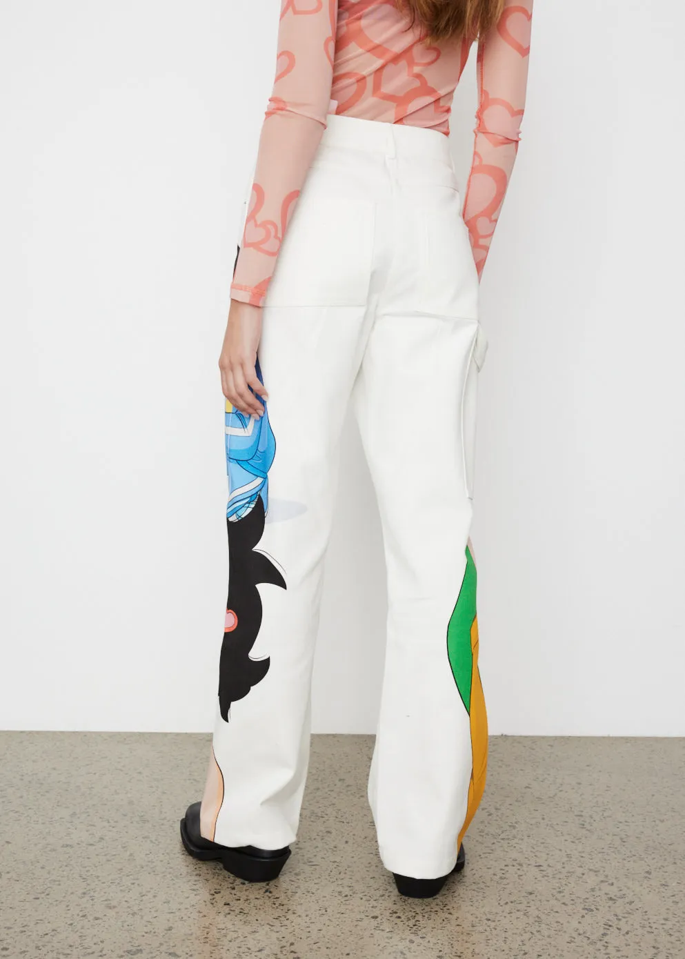 x Run Hany Print Workwear Trousers